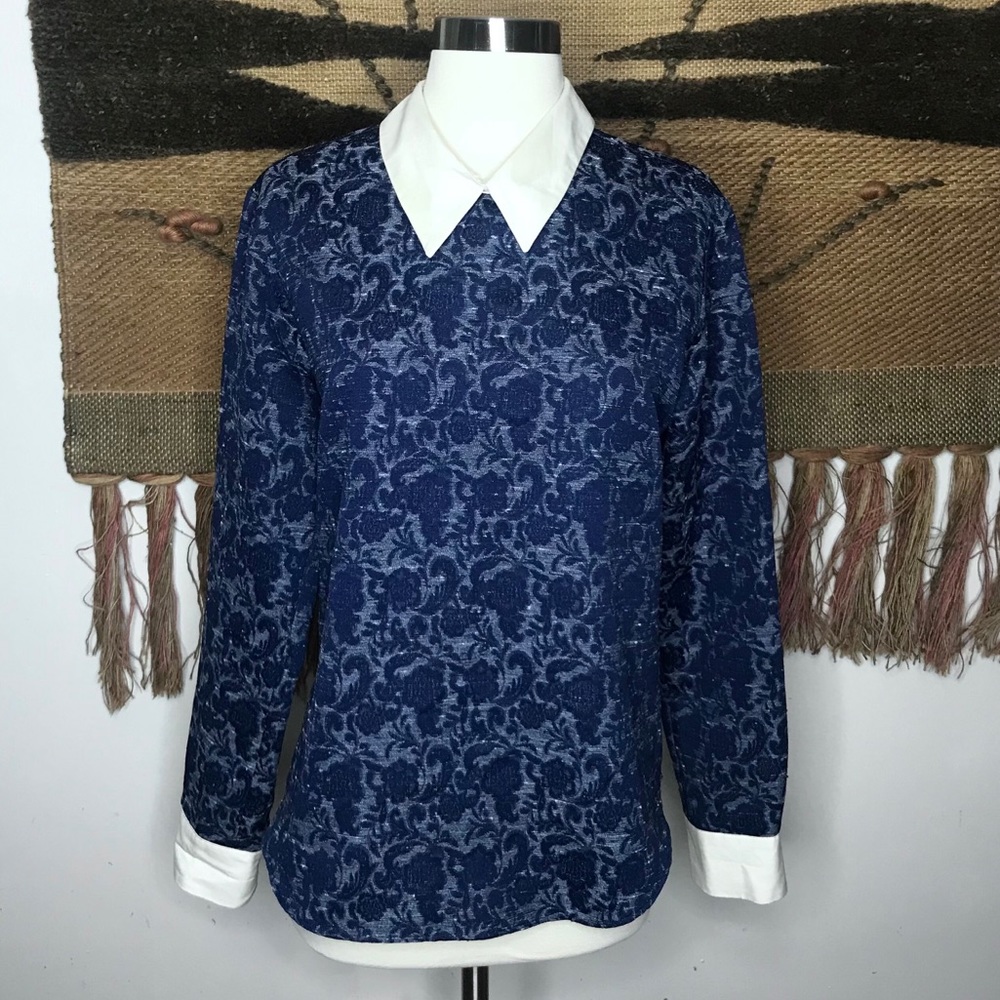 In God We Trust Collared Blouse